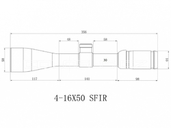 Puškohled Valiant Zephyr 4-16x50 SF SIR FBR